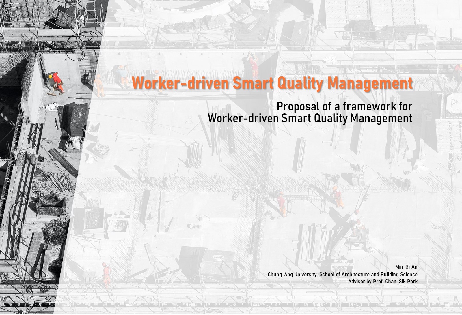 Worker-driven Smart Quality Management – 중앙대학교 건축학부 중앙건축전
